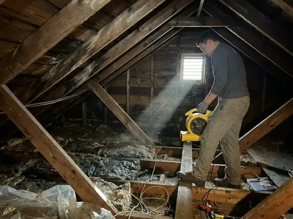 attic-water-damage-drying-proc-007 — frequently asked questions, Emergency Water Extraction & 24/7 Flood Response in Moorefi…